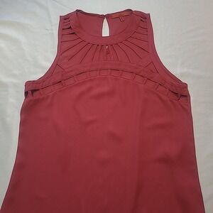Red by BKE Buckle Size Small Top Red With Shoulder Cutout Details Sleeveless